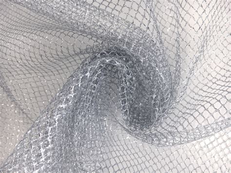 silver metallic mesh fabric|metallic mesh fabric.